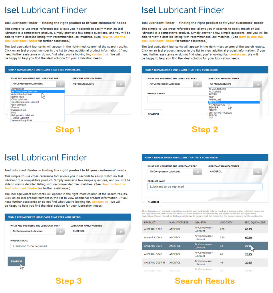 Lubricant Finder Instructions -2